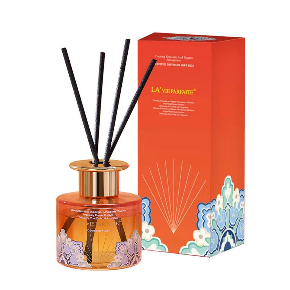 Aureate amber reed diffuser gift box